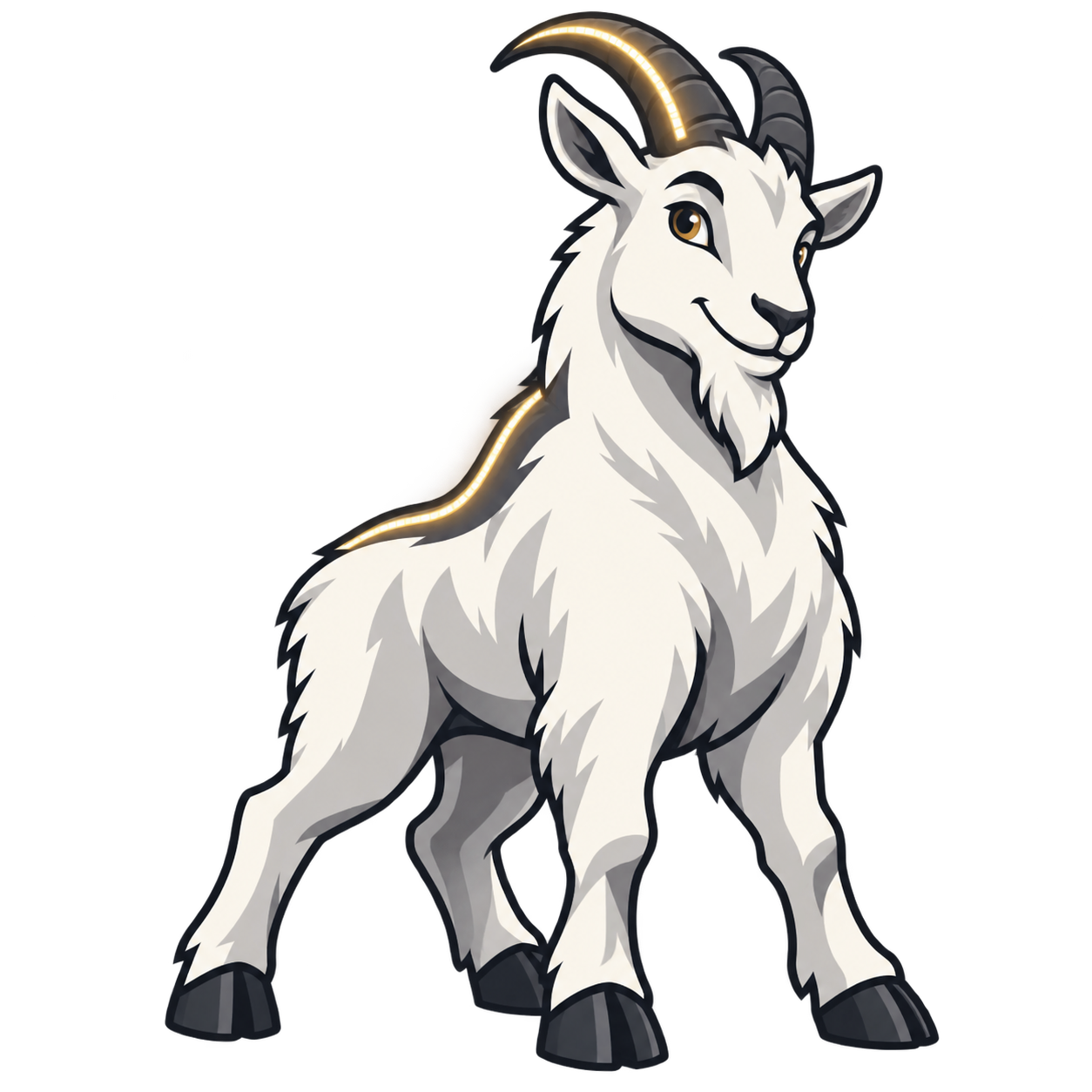 Peak Permanent Lighting mountain goat brand mark
